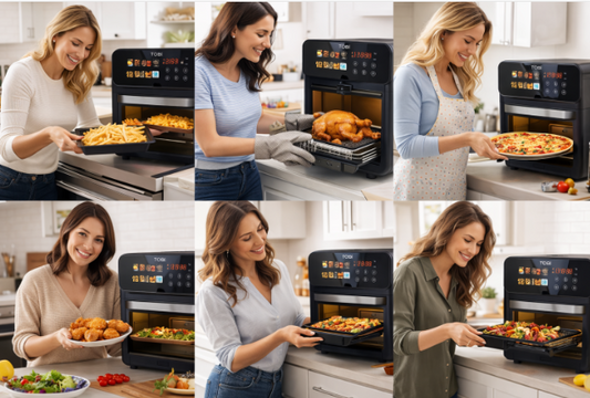 Freidora de Aire 16 Litros XXL 2400W – Digital con 12 Programas