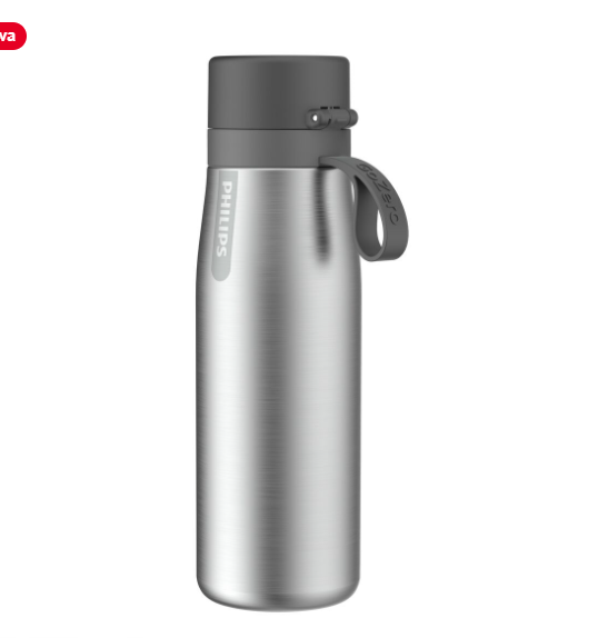 Borraccia Philips in Acciaio Inox | Bottiglia Termica Riutilizzabile per Bevande Calde e Fredde